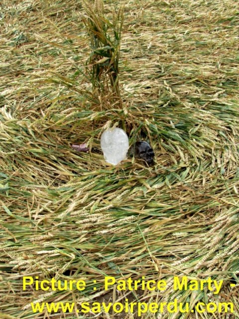 Avebury Stone Circle, Wiltshire crop circle, aerial photo 77